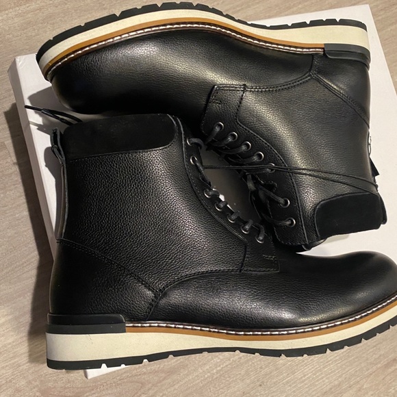 Express Shoes Black Leather Hiking Boots From Express Poshmark